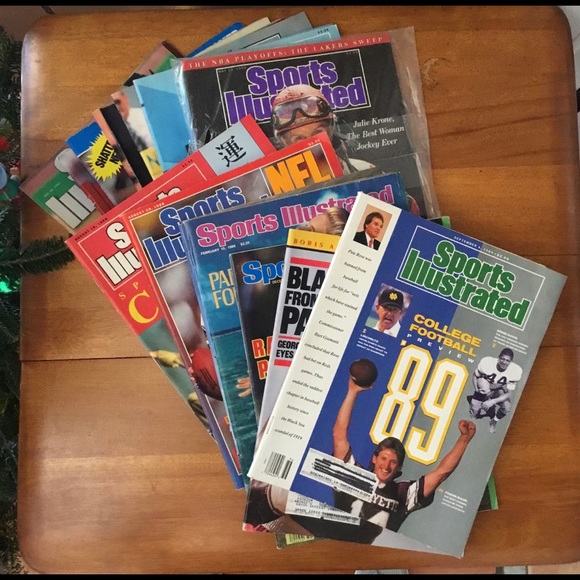 VTG Sports Illustrated 12 Magazine Lot
